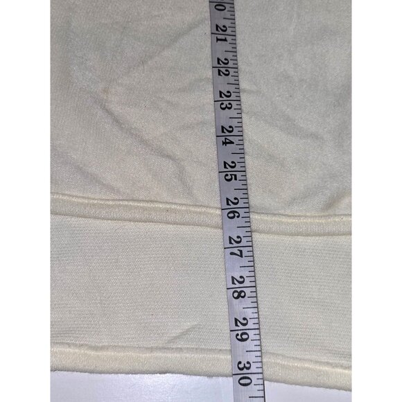 Say What Size 3X Cream Colored Open Front Faux Fur Lined Sleeveless Cardigan Ves - Picture 6 of 6